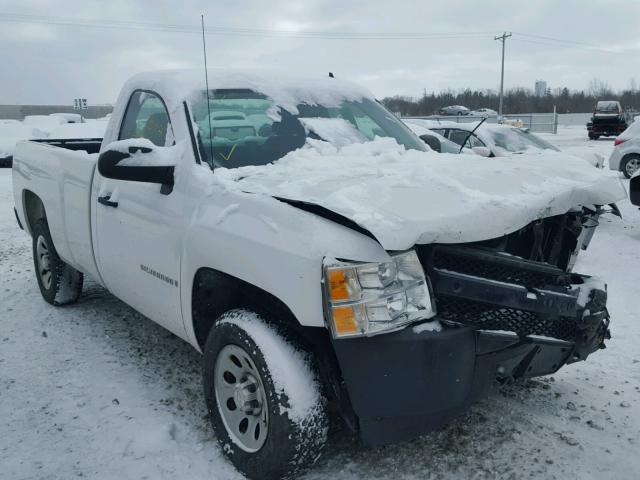 1GCEC14X38Z324352 - 2008 CHEVROLET SILVERADO WHITE photo 1