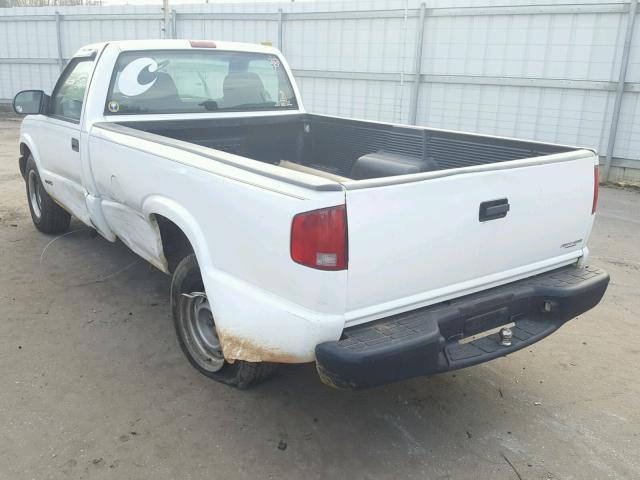 1GCCS14W51K152812 - 2001 CHEVROLET S TRUCK S1 WHITE photo 3