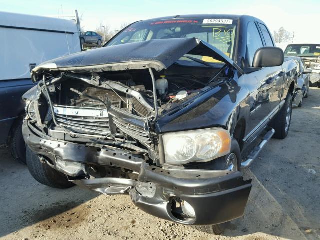 1D7HU18D54S620900 - 2004 DODGE RAM 1500 S BLACK photo 2