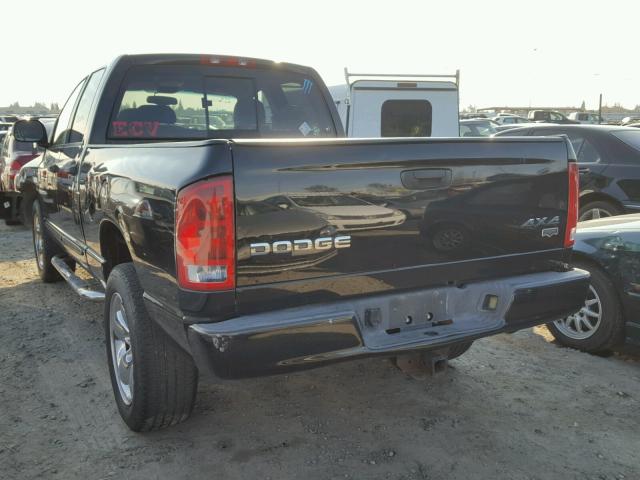 1D7HU18D54S620900 - 2004 DODGE RAM 1500 S BLACK photo 3