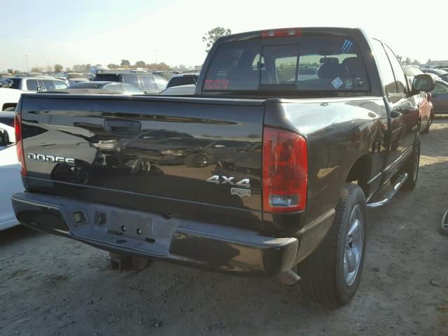 1D7HU18D54S620900 - 2004 DODGE RAM 1500 S BLACK photo 4