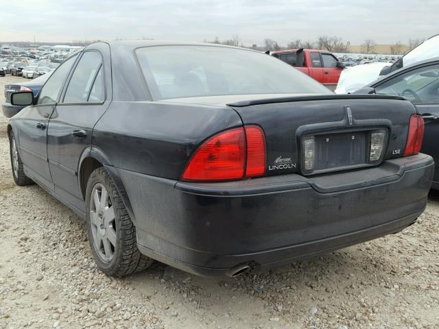 1LNHM87A85Y602413 - 2005 LINCOLN LS BLACK photo 3