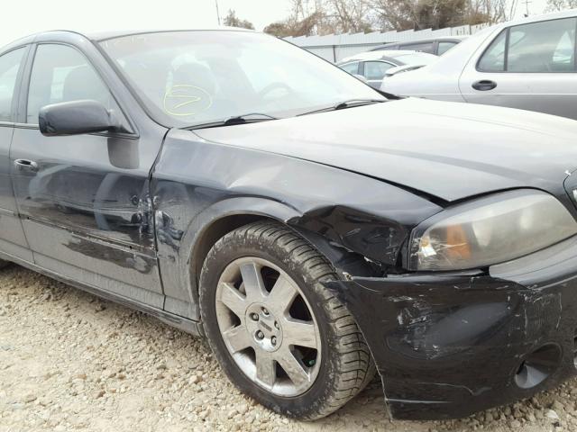 1LNHM87A85Y602413 - 2005 LINCOLN LS BLACK photo 9