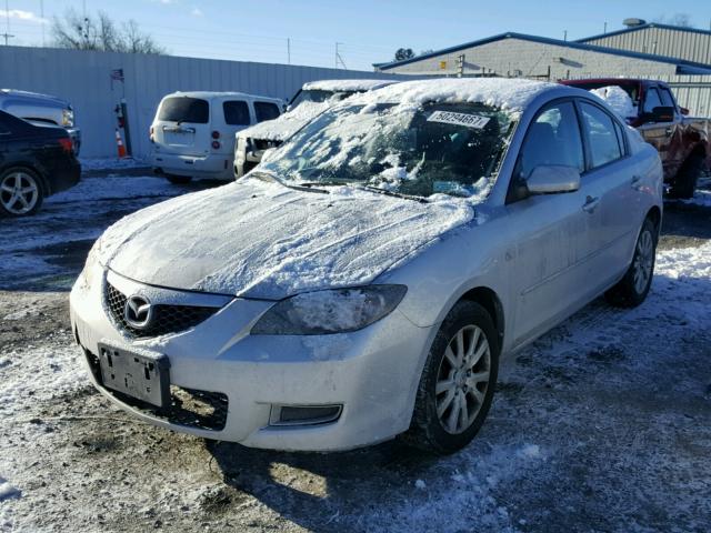 JM1BK32GX81783784 - 2008 MAZDA 3 I SILVER photo 2