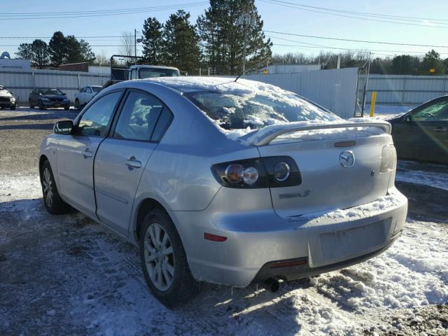 JM1BK32GX81783784 - 2008 MAZDA 3 I SILVER photo 3