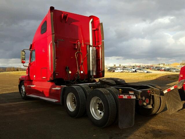 1FUJBBAV87LY52988 - 2007 FREIGHTLINER CONVENTION RED photo 3