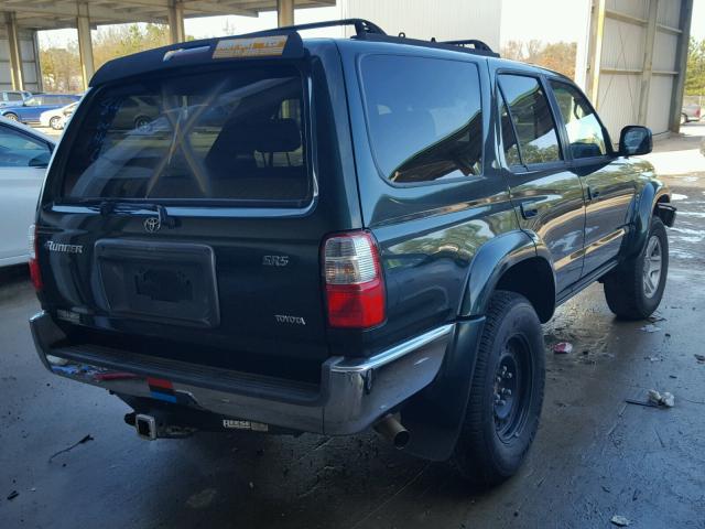 JT3GN86R9Y0166988 - 2000 TOYOTA 4RUNNER SR GREEN photo 4