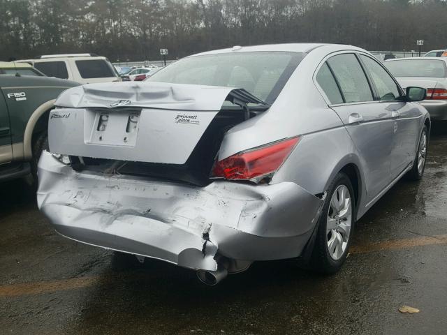 JHMCP26818C022874 - 2008 HONDA ACCORD EXL SILVER photo 4