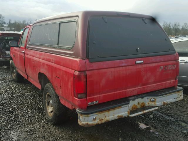 1FTEF15Y1RLB22418 - 1994 FORD F150 RED photo 3