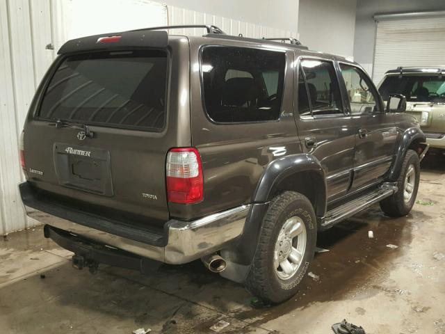 JT3HN87R4W0175324 - 1998 TOYOTA 4RUNNER LI GRAY photo 4