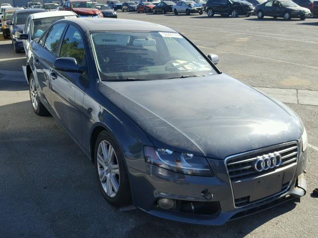 WAUBFAFL5AN037030 - 2010 AUDI A4 PREMIUM GRAY photo 1