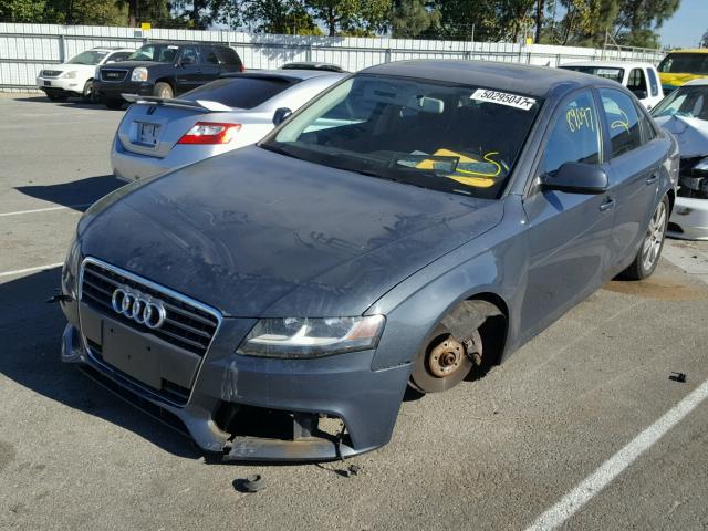 WAUBFAFL5AN037030 - 2010 AUDI A4 PREMIUM GRAY photo 2