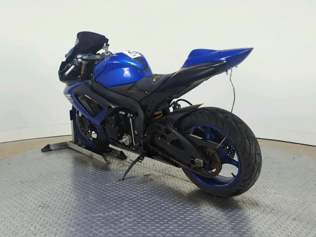 JS1GN7DA872124053 - 2007 SUZUKI GSX-R600 BLUE photo 6