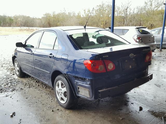 1NXBR32E26Z755902 - 2006 TOYOTA COROLLA CE BLUE photo 3