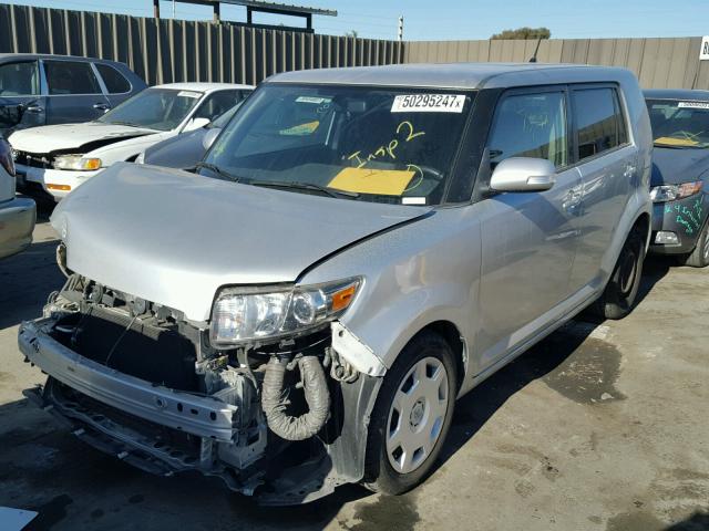 JTLZE4FE8B1126921 - 2011 TOYOTA SCION XB SILVER photo 2