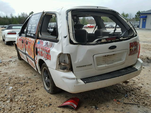 2FMZA50615BA65480 - 2005 FORD FREESTAR S WHITE photo 3