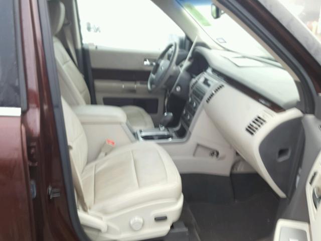 2FMGK5CC3ABA91367 - 2010 FORD FLEX SEL წითელი ფოტო 5