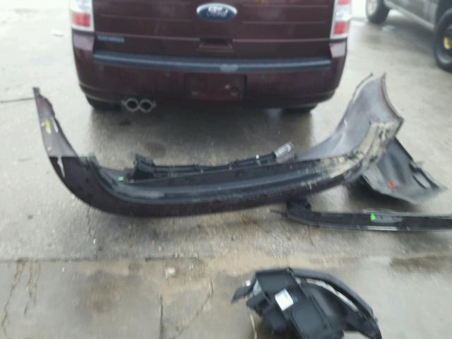 2FMGK5CC3ABA91367 - 2010 FORD FLEX SEL წითელი ფოტო 9