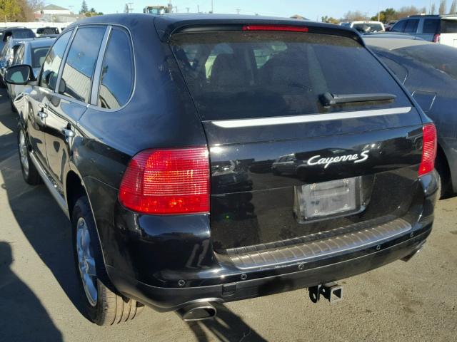 WP1AB29P16LA62894 - 2006 PORSCHE CAYENNE S BLACK photo 3