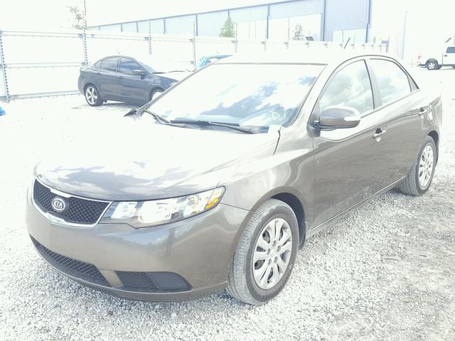 KNAFU4A21A5214695 - 2010 KIA FORTE EX GREEN photo 2