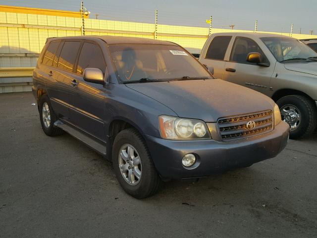 JTEGF21A420051967 - 2002 TOYOTA HIGHLANDER GRAY photo 1