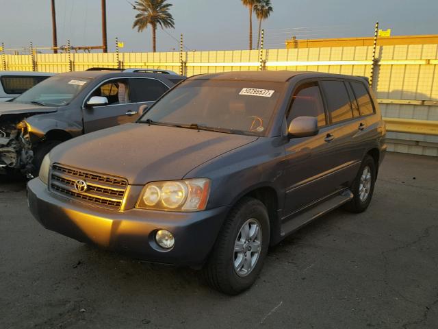 JTEGF21A420051967 - 2002 TOYOTA HIGHLANDER GRAY photo 2