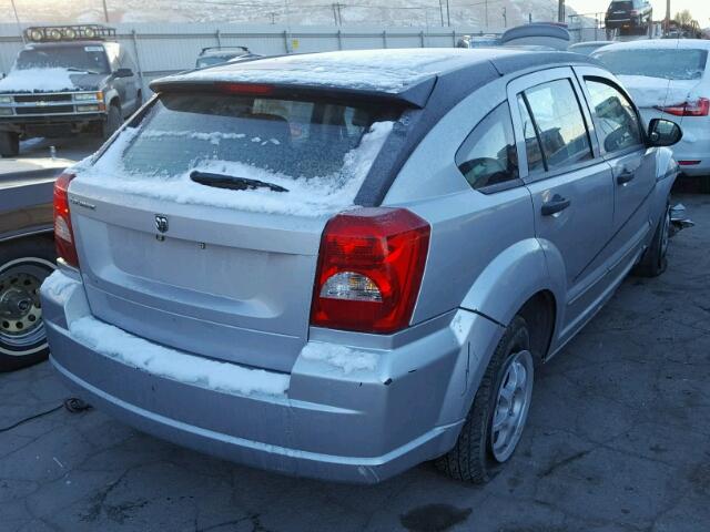 1B3HB28B17D268784 - 2007 DODGE CALIBER SILVER photo 4