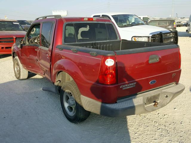 1FMZU67K75UB67473 - 2005 FORD EXPLORER S RED photo 3