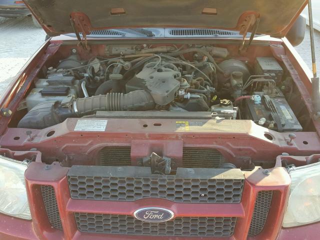 1FMZU67K75UB67473 - 2005 FORD EXPLORER S RED photo 7