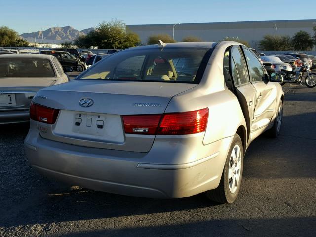 5NPET4AC6AH626802 - 2010 HYUNDAI SONATA GLS TAN photo 4