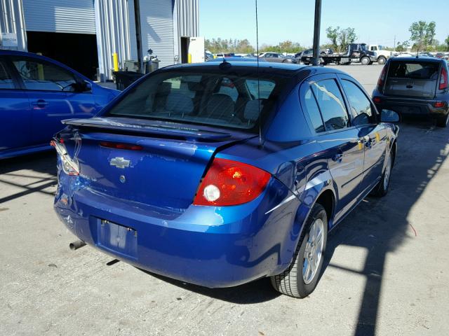 1G1AL52F257566744 - 2005 CHEVROLET COBALT LS BLUE photo 4