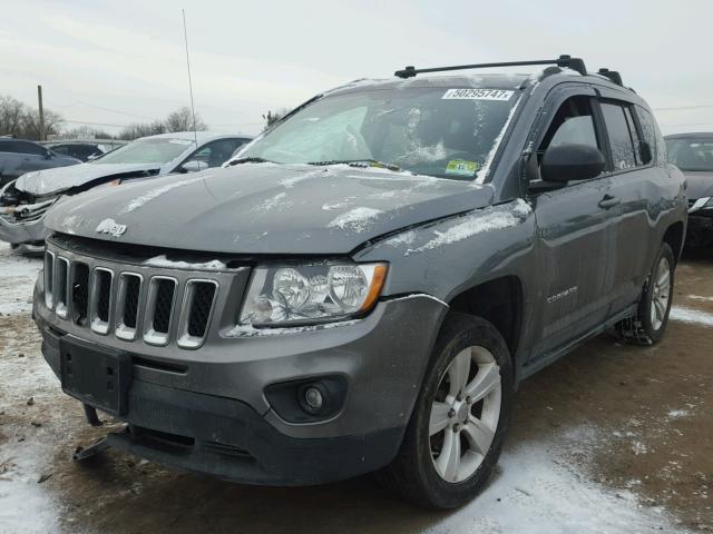 1C4NJDBB3CD514513 - 2012 JEEP COMPASS SP GRAY photo 2