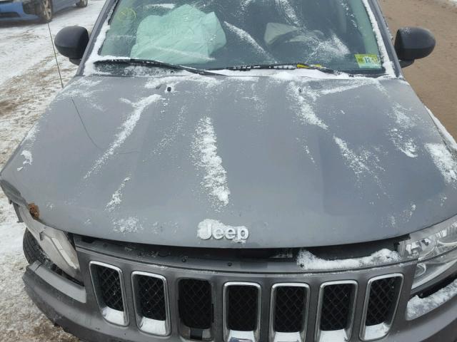 1C4NJDBB3CD514513 - 2012 JEEP COMPASS SP GRAY photo 7