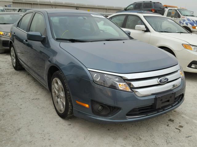 3FAHP0HA8BR183572 - 2011 FORD FUSION SE BLUE photo 1