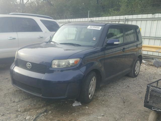 JTLKE50EX81045797 - 2008 TOYOTA SCION XB ლურჯი ფოტო 2