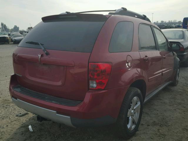 2CKDL63F266086383 - 2006 PONTIAC TORRENT RED photo 4