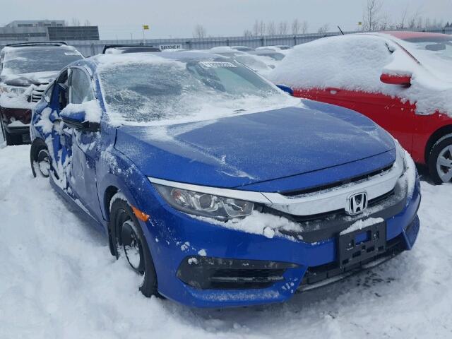 2HGFC2F55GH026049 - 2016 HONDA CIVIC LX BLUE photo 1