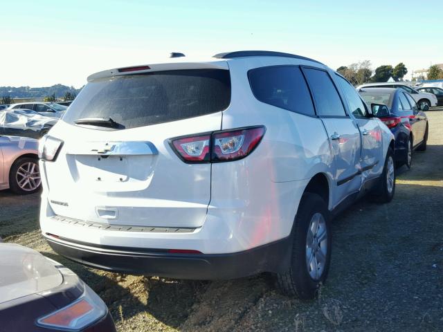 1GNKRFED5HJ164306 - 2017 CHEVROLET TRAVERSE L WHITE photo 4