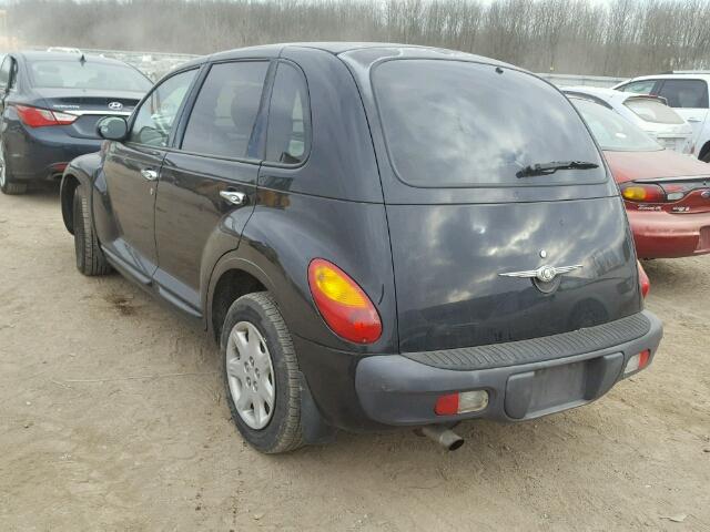 3C4FY48B62T272848 - 2002 CHRYSLER PT CRUISER BLACK photo 3