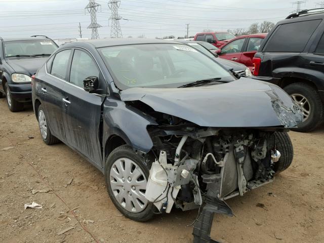 3N1AB7AP9DL690507 - 2013 NISSAN SENTRA S GRAY photo 1