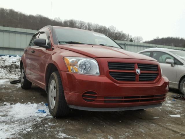 1B3HB28BX7D554567 - 2007 DODGE CALIBER RED photo 1