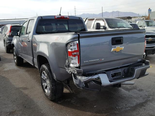 1GCGTDEN3J1120937 - 2018 CHEVROLET COLORADO Z GRAY photo 3