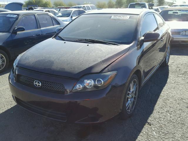 JTKDE167780233228 - 2008 TOYOTA SCION TC BURGUNDY photo 2