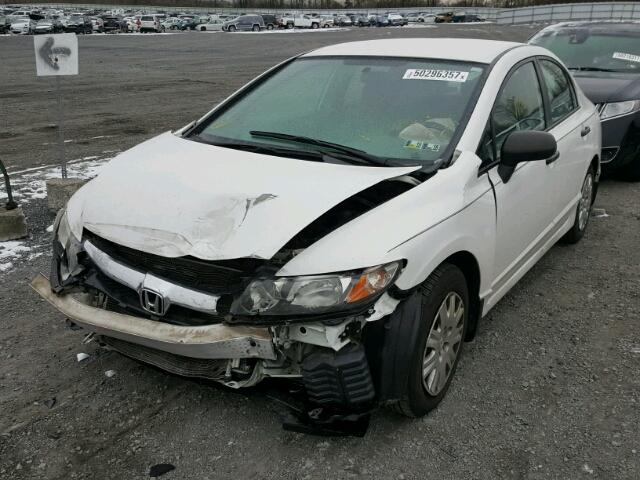 2HGFA1F34BH538201 - 2011 HONDA CIVIC VP WHITE photo 2