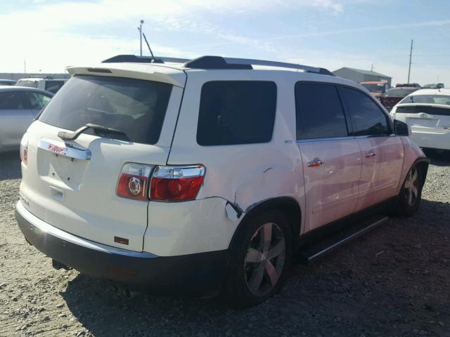 1GKLRMED1AJ173841 - 2010 GMC ACADIA SLT თეთრი ფოტო 4