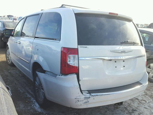 2C4RC1CG8DR646928 - 2013 CHRYSLER TOWN & COU WHITE photo 3