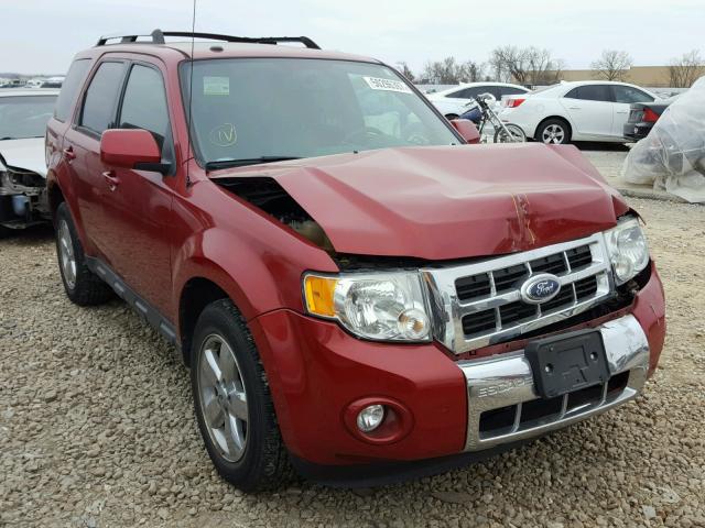 1FMCU04G29KC98928 - 2009 FORD ESCAPE LIM RED photo 1