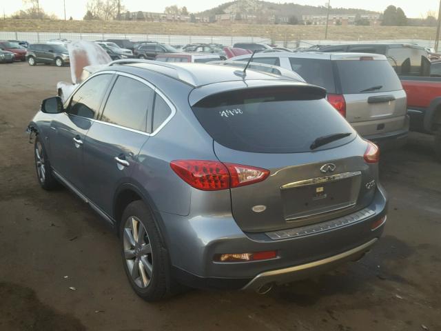 JN1BJ0RR5GM262545 - 2016 INFINITI QX50 BLUE photo 3