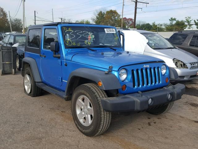 1J4AA2D18AL160413 - 2010 JEEP WRANGLER S BLUE photo 1
