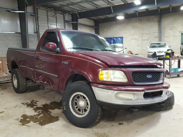 1FTDF18W8VND28906 - 1997 FORD F150 MAROON photo 1